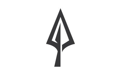 Logo Spear per elemento design design vector v7