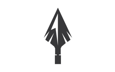 Logo włóczni dla wektora projektowania elementów v4