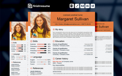 Modelo de Currículo de Enfermeira Prática | Concluir Currículo
