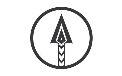 Spear  logo  for element design design vector v36