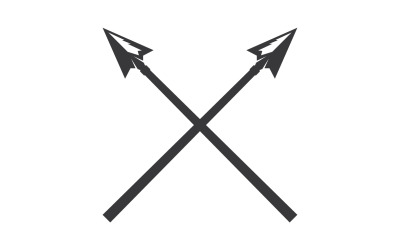 Spear  logo  for element design design vector v43