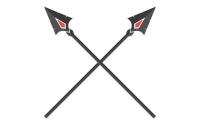 Spear  logo  for element design design vector v46