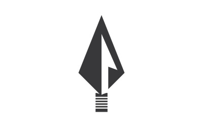 Spear  logo  for element design design vector v9