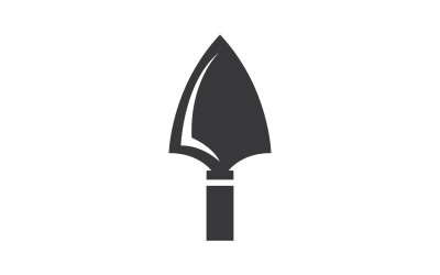 Spear logo voor element design design vector v10