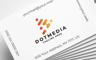Dot Media Pro Logo Şablonu