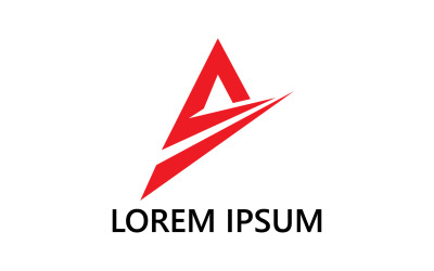 Lettre A logo sport vector design pour votre entreprise v2