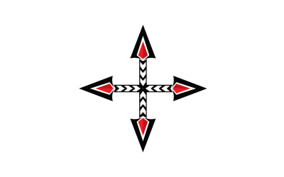 Logo włóczni dla wektora projektowania elementów v60