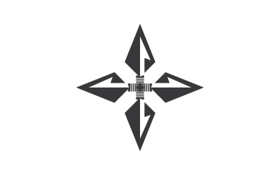 Spear  logo  for element design design vector v57