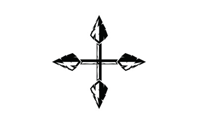 Spear  logo  for element design design vector v58