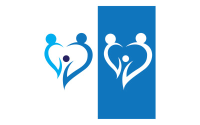 Adopción niños cuidado familiar logo salud v14