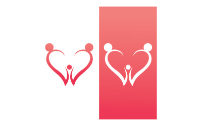 Adoption children family care logo health v10