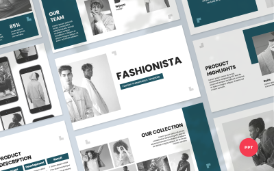 Fashionista - PowerPoint-presentation för modemärke