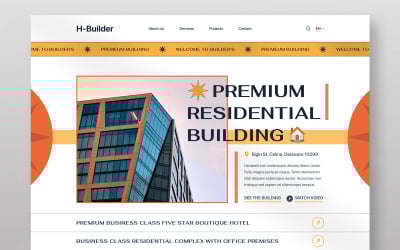 Ingatlan Weboldal Hős Szekció