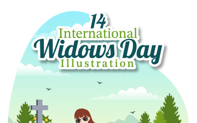 14 International Widows Day Illustration