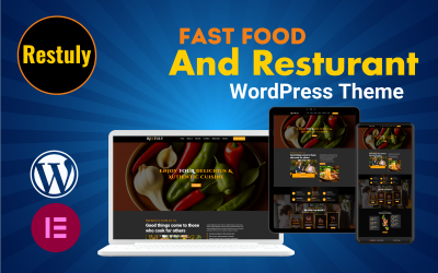 Restuly Fast Food and Resturant Повністю адаптивна тема Wordpress