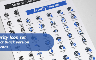 Security Icon Set Template