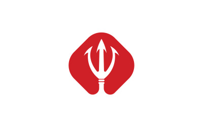 Sword and Magic trident trisula vector logo design element v8