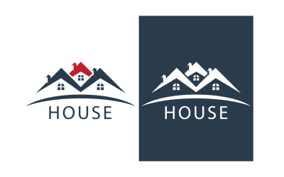 Huis verhuur en verkoop logo vector v1