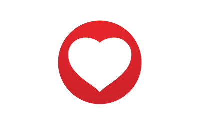 Amour coeur saint valentin logo icône vector design v31