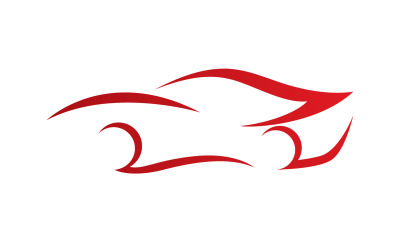 Voitures sport ligne automobile logo vector design v5
