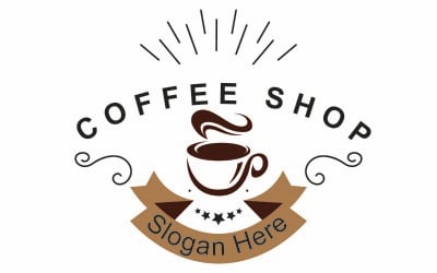 Café-Logo-Vorlagen