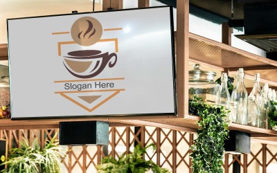 Szablony logo firmy kawowej