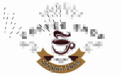 Szablony logo kawiarni