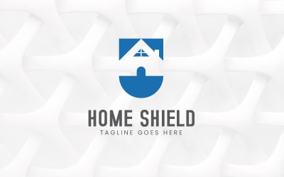 Домашній щит дизайн логотипу безпеки