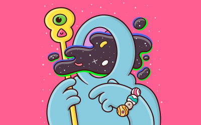 Johnathon Presley Art Illustration Vecteur