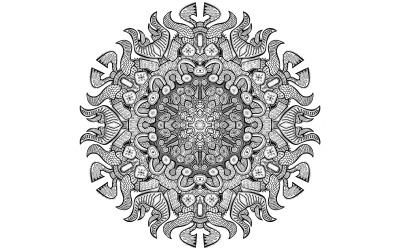 vector de ilustración de mandala de travis pace