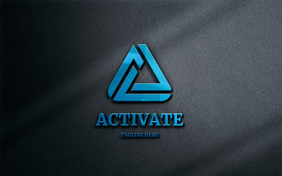 Activer - Modèle de logo lettre A