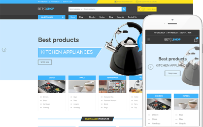 Béta Shop – Konyhai készülékek WooCommerce téma