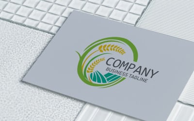 Modelo de Design de Logotipo de Empresa Ecológica