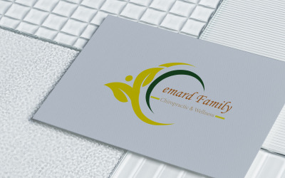 Plantilla de diseño de logotipo de la familia Emard