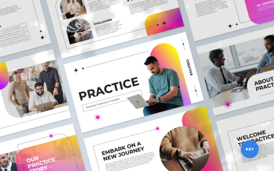 Práctica: plantilla de Keynote para presentación de pasantías