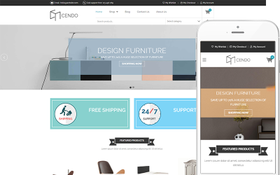 Cendo - тема для мебельного магазина WooCommerce Theme