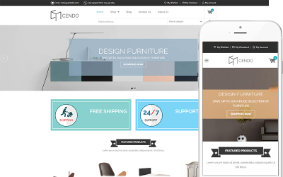 Cendo - Tema para Loja de Móveis Tema WooCommerce