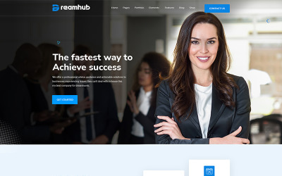 DreamHub Consulting Company HTML5-sjabloon