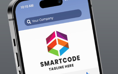 Шаблон логотипа Smart Code Pro