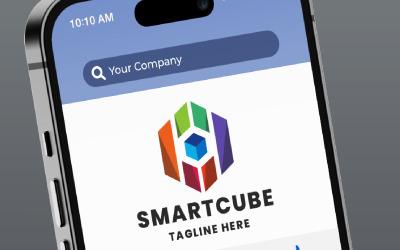 Шаблон логотипа Smart Cube Pro