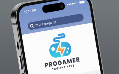 Шаблон логотипу Gamer Power Pro