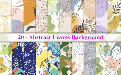 Abstract Leaves Background, Botanical Background, Exotic Background, Tropical Background