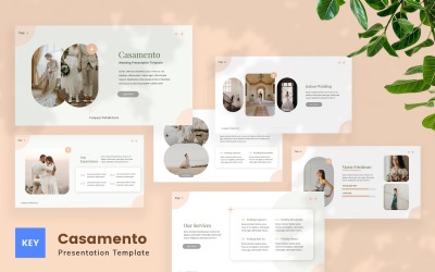 Casamento — Modello di Keynote di matrimonio