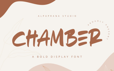 Chamber - handskrivet teckensnitt