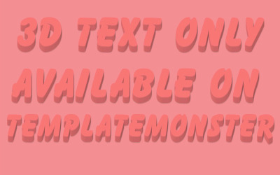 3D Text Effect Template Design in Photoshop (free)