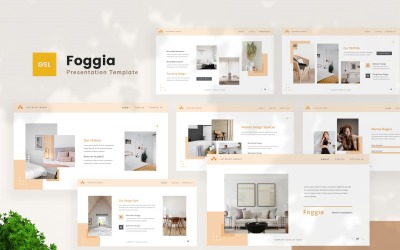 Фоджа — Интерьер Шаблон Google Slides