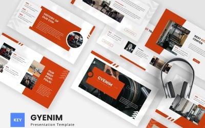 Gyenim — Szablon prezentacji na siłownię