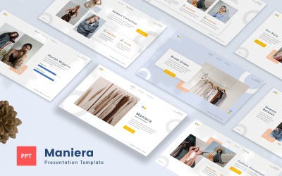 Maniera — modelo de Powerpoint de moda