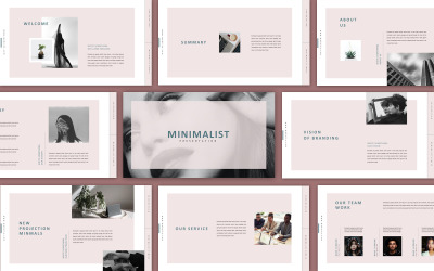 Modèle de présentation minimaliste minimaliste