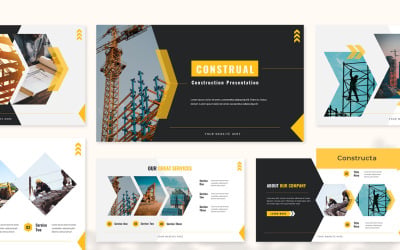 Constructor - Plantilla de PowerPoint de construcción